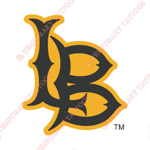Long Beach State 49ers Customize Temporary Tattoos Stickers NO.4811